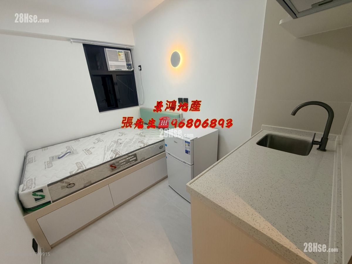 文华楼 租盘 开放式间隔 , 1 浴室 120 平方尺