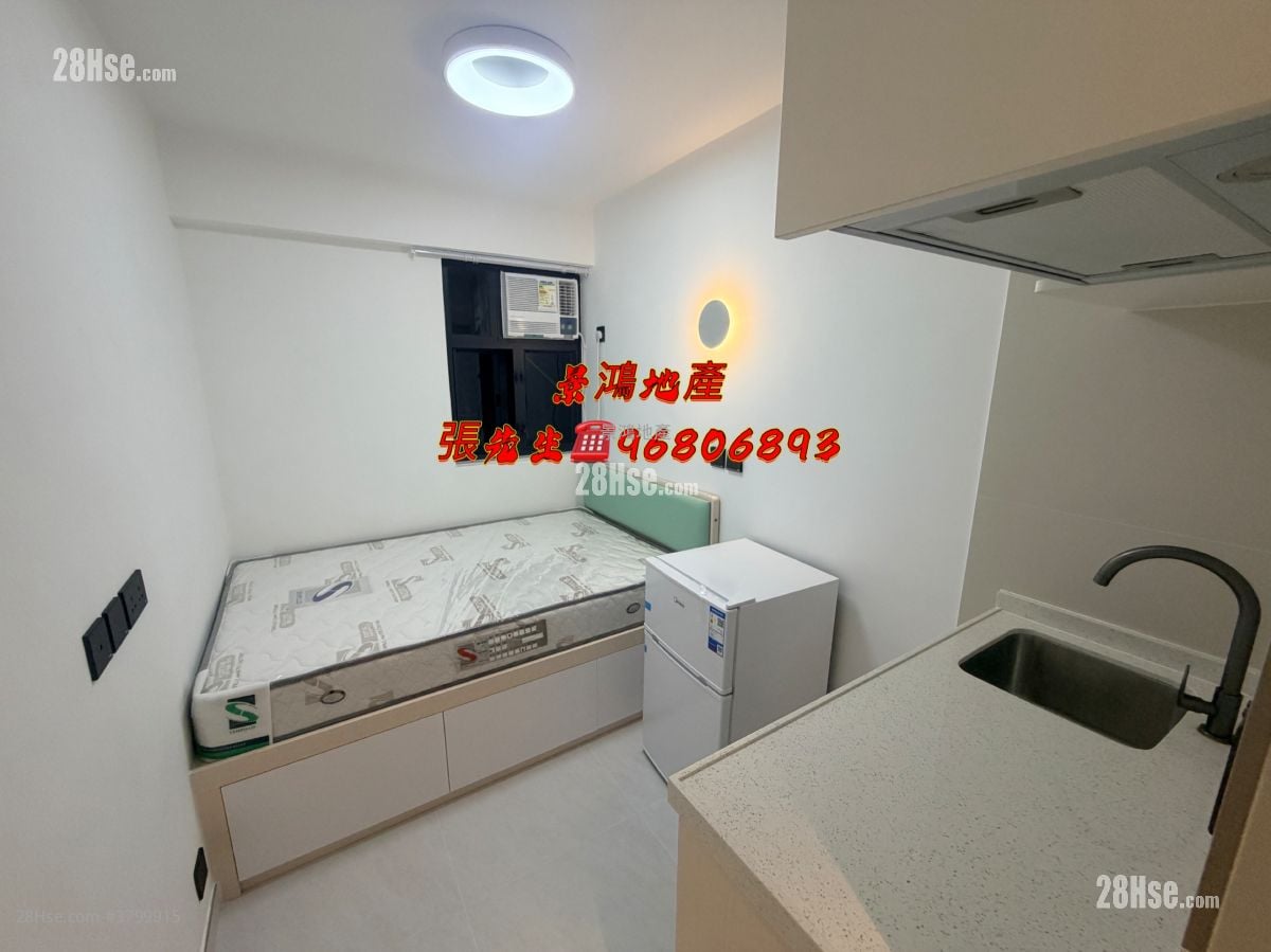 文华楼 租盘 开放式间隔 , 1 浴室 120 平方尺