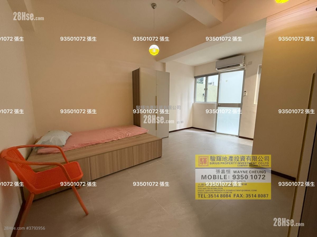 曾榕大厦 租盘 开放式间隔 , 1 浴室 200 平方尺