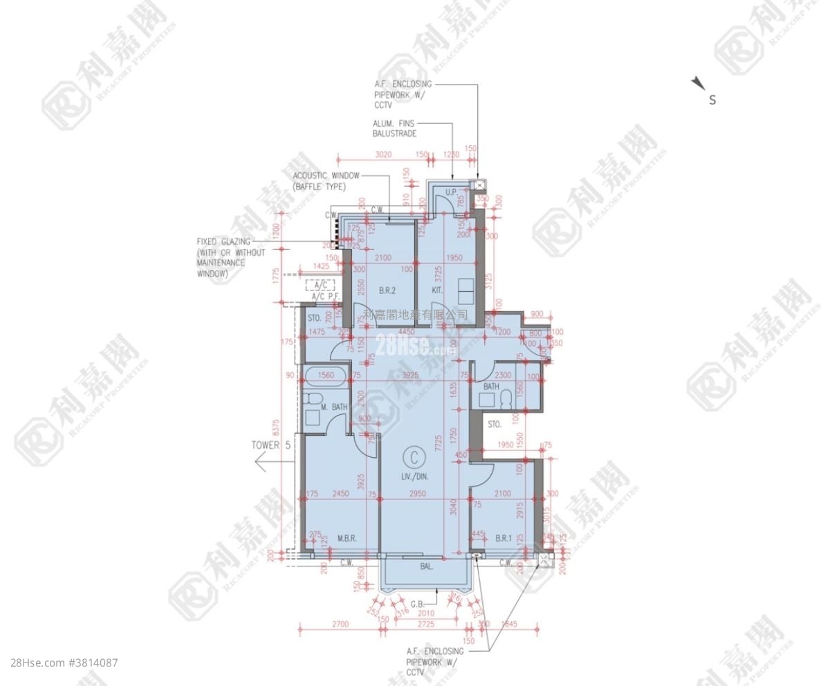 澐璟 售盤 3 房 903 平方呎