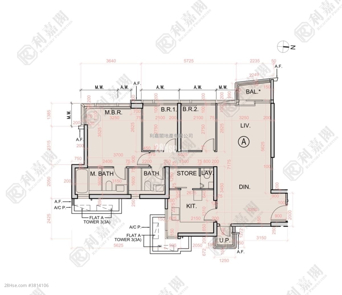 瑜一 售盘 3 房 940 平方尺