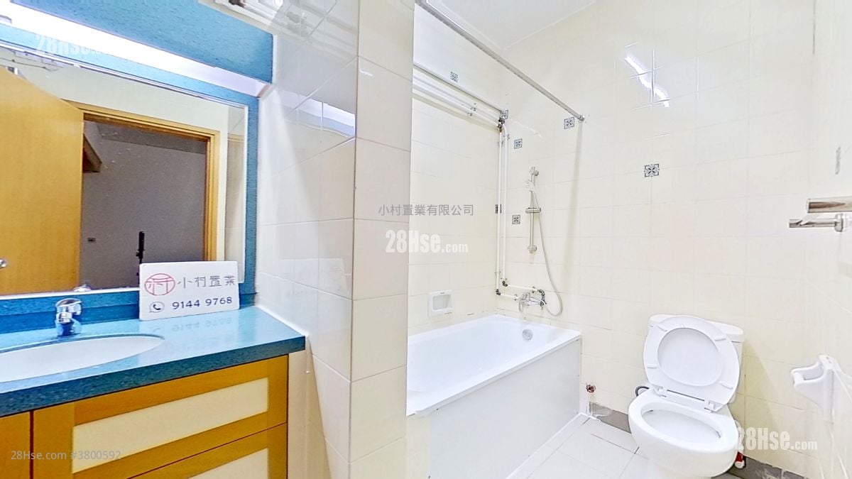 主人房: 仁礼花园 租盘 3 房 , 2 浴室 1,882 平方尺