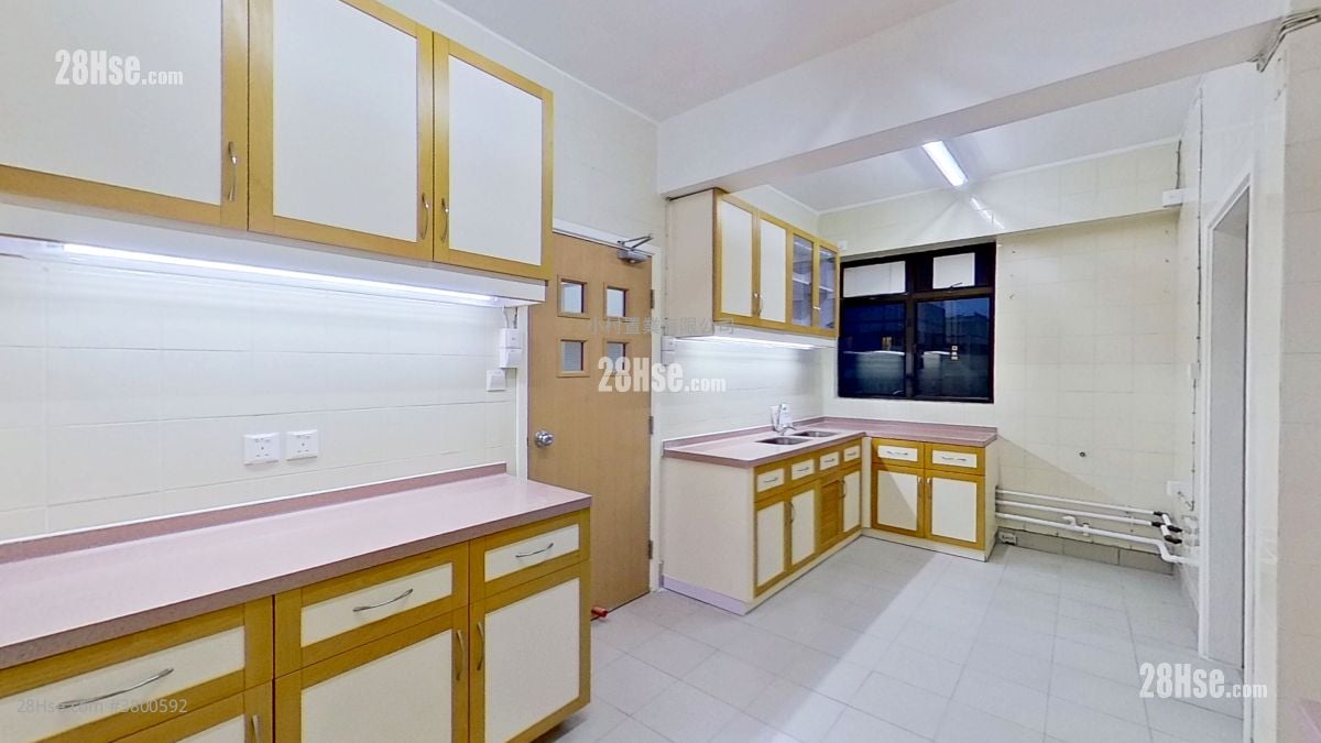 厨房: 仁礼花园 租盘 3 房 , 2 浴室 1,882 平方尺