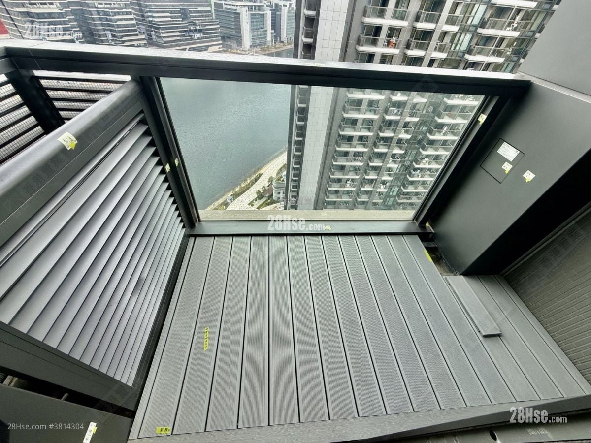 露台: 維港雙鑽 租盤 1 房 , 1 浴室 305 平方呎
