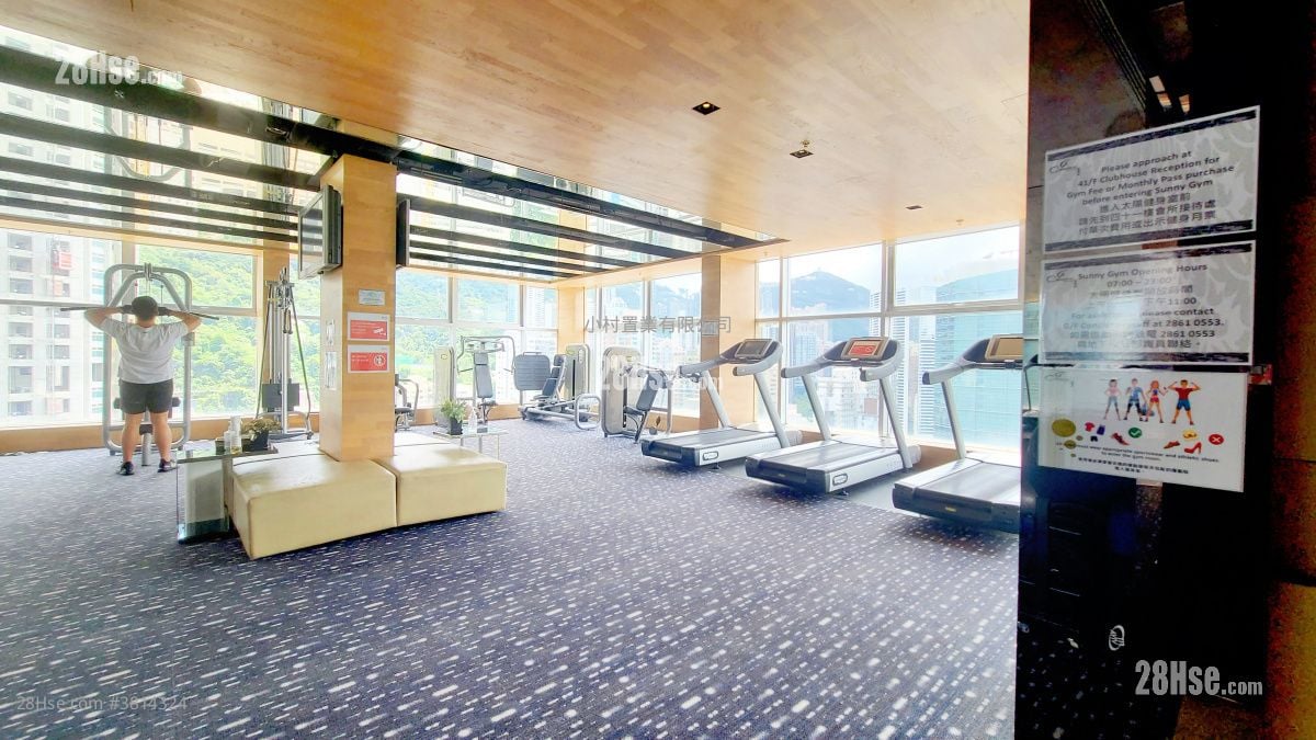 会所: 嘉荟轩 租盘 1 房 , 1 浴室 408 平方尺