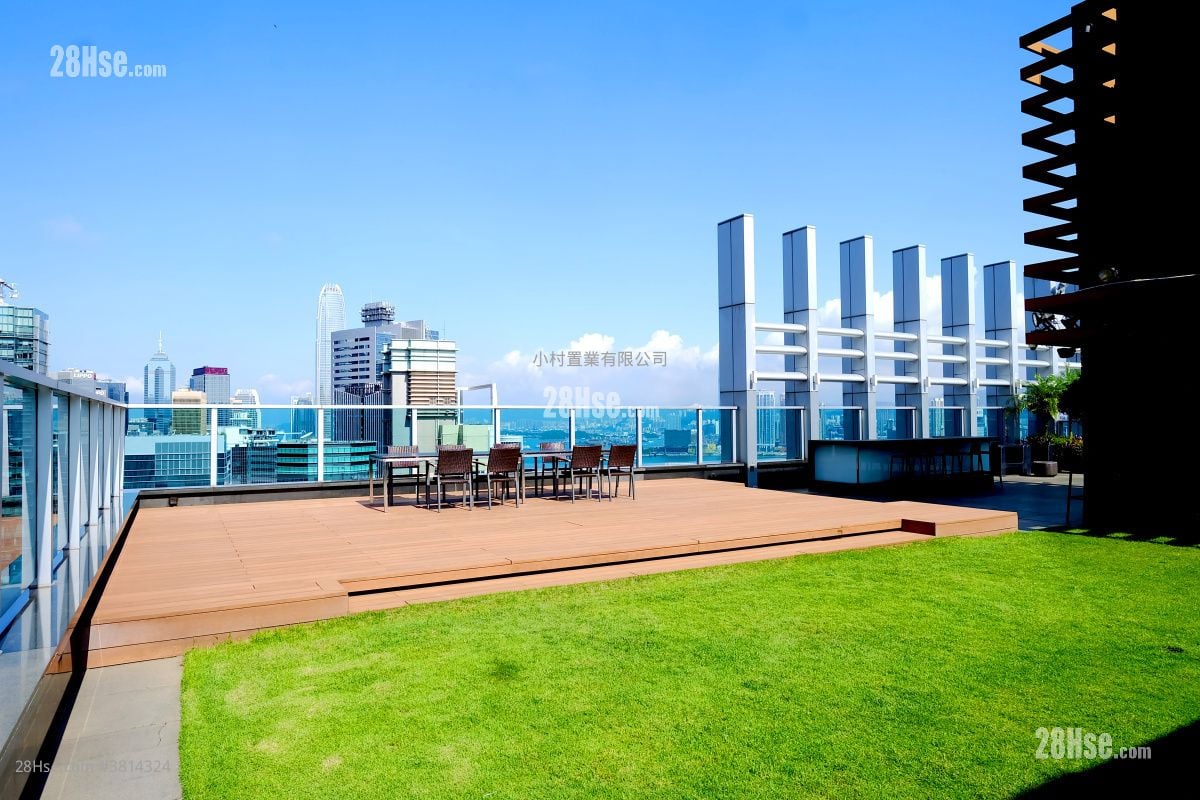 天台: 嘉荟轩 租盘 1 房 , 1 浴室 408 平方尺