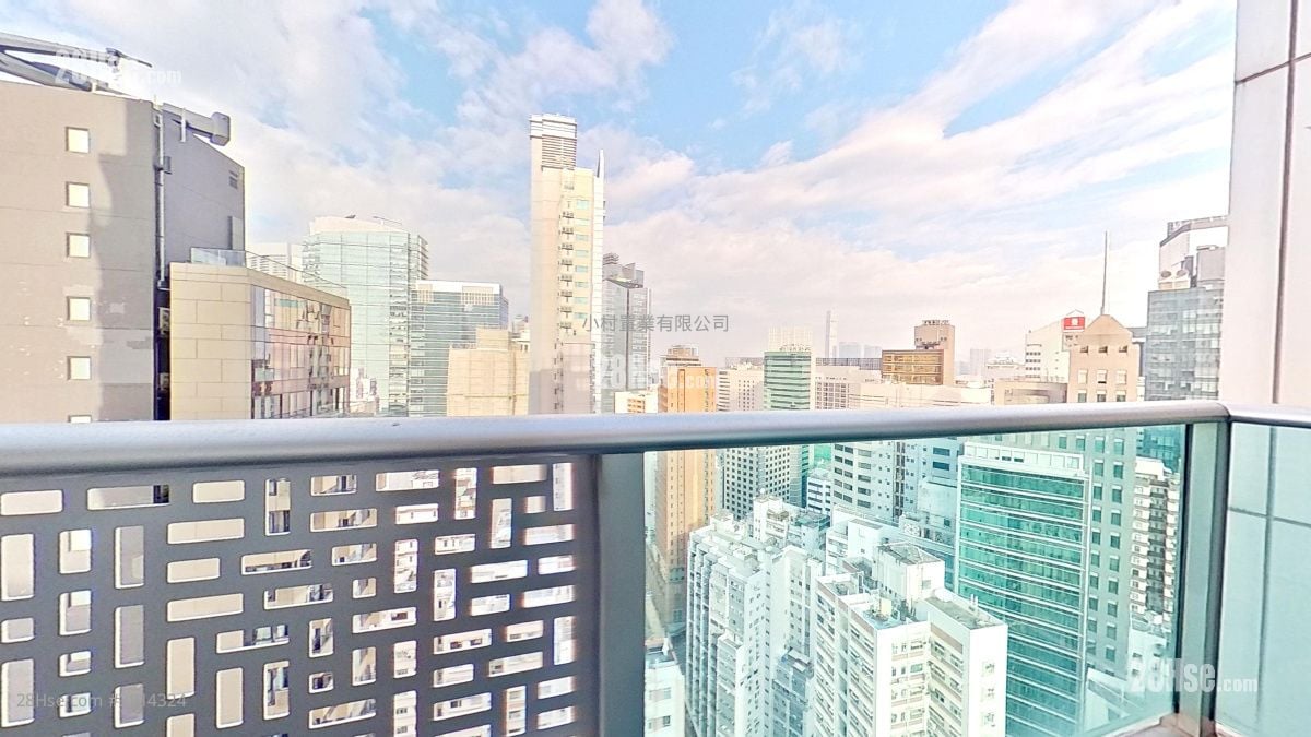 露台: 嘉荟轩 租盘 1 房 , 1 浴室 408 平方尺