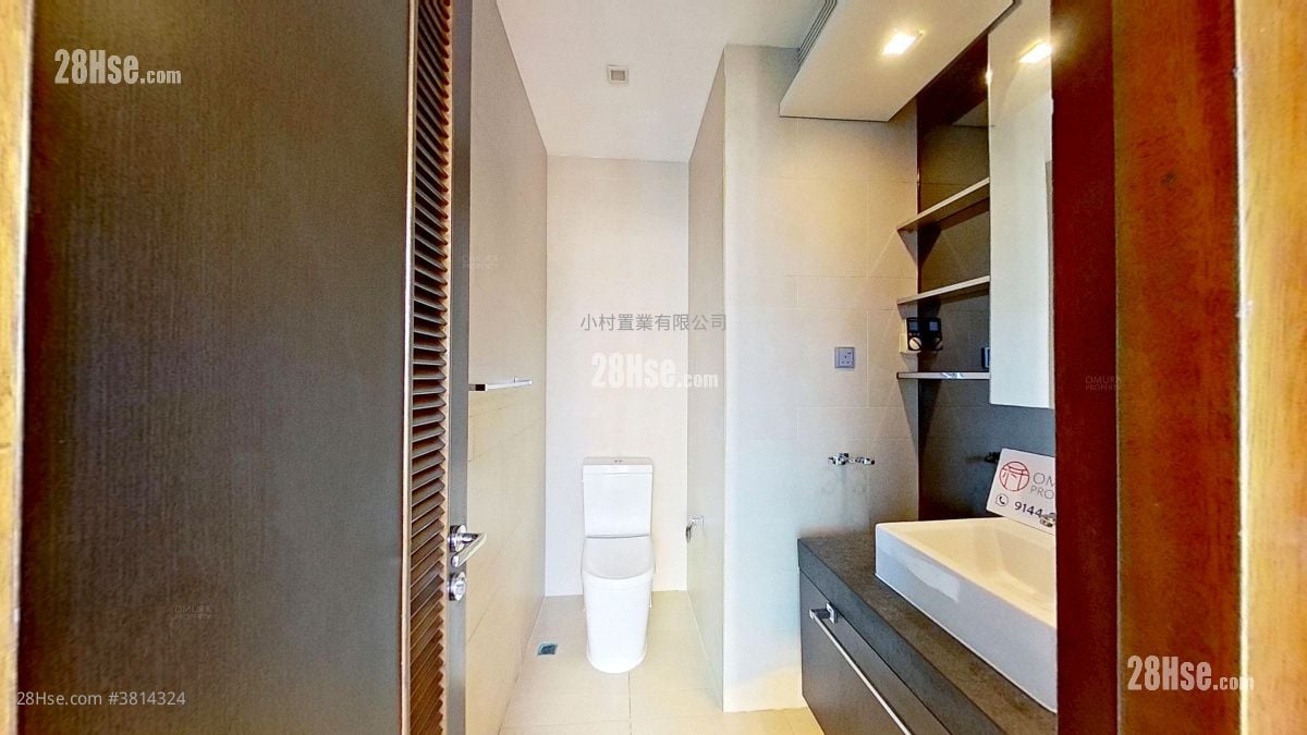 浴室: 嘉荟轩 租盘 1 房 , 1 浴室 408 平方尺