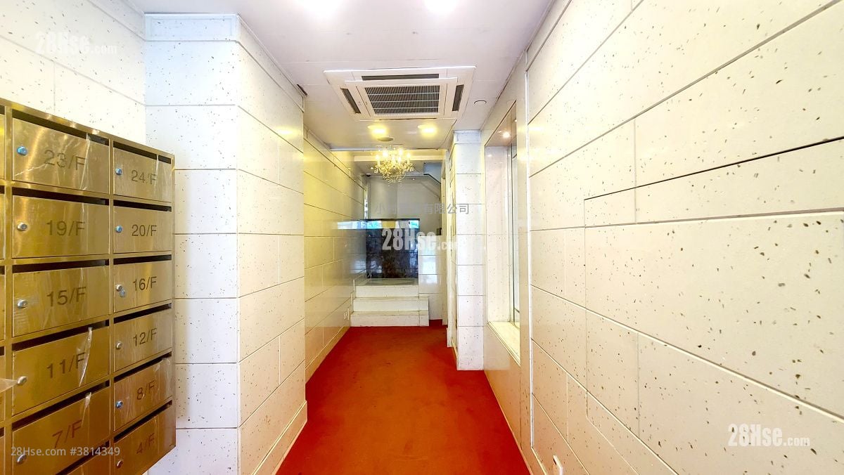 大厦入口: 精进国际豪庭 租盘 1 房 , 1 浴室 250 平方尺