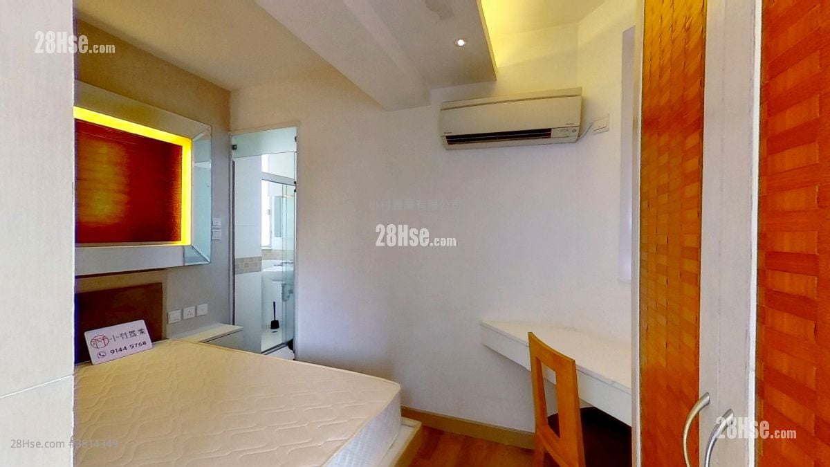 主人房: 精进国际豪庭 租盘 1 房 , 1 浴室 250 平方尺