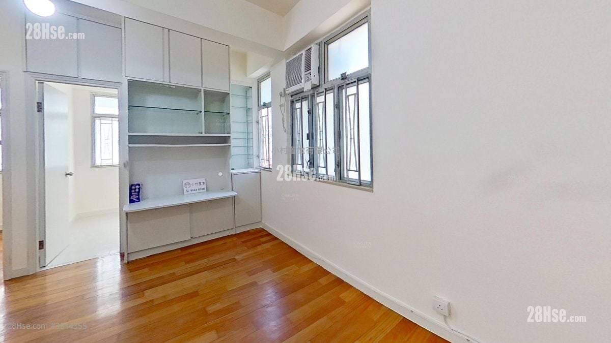 厅: 富裕大厦 租盘 2 房 , 1 浴室 357 平方尺