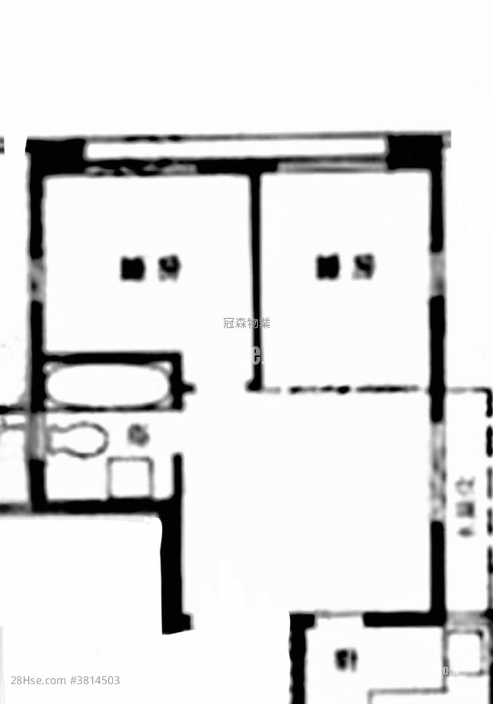 中源中心 售盘 2 房 , 1 浴室 285 平方尺
