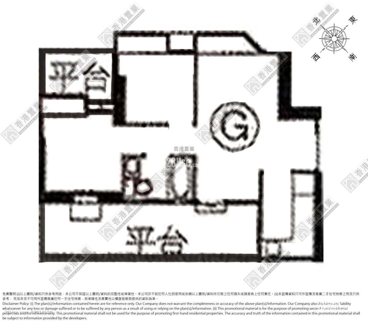 港灣豪庭 售盤 2 房 , 1 浴室 379 平方呎