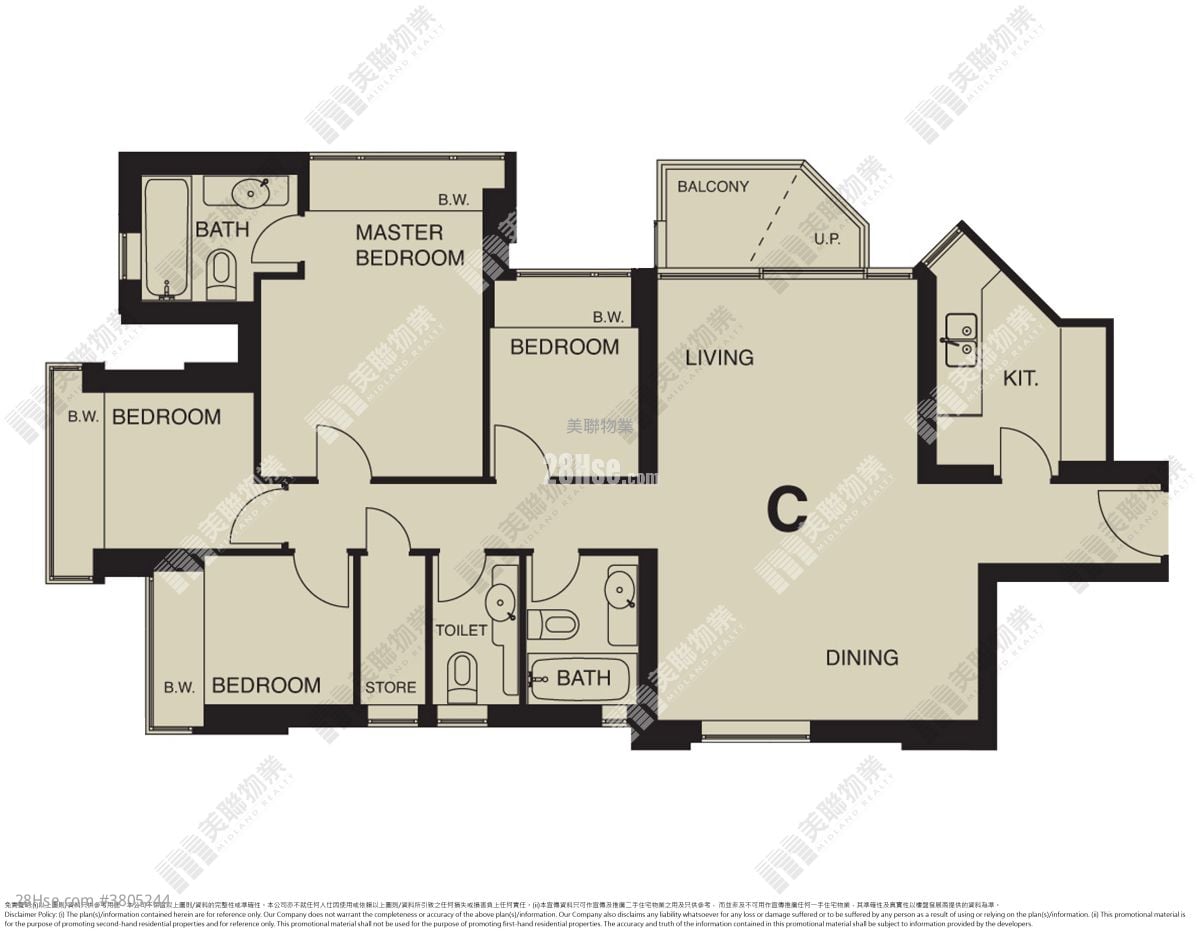 La Splendeur Of Le Prestige Sell 4 Bedrooms , 3 Bathrooms 1,002 ft²