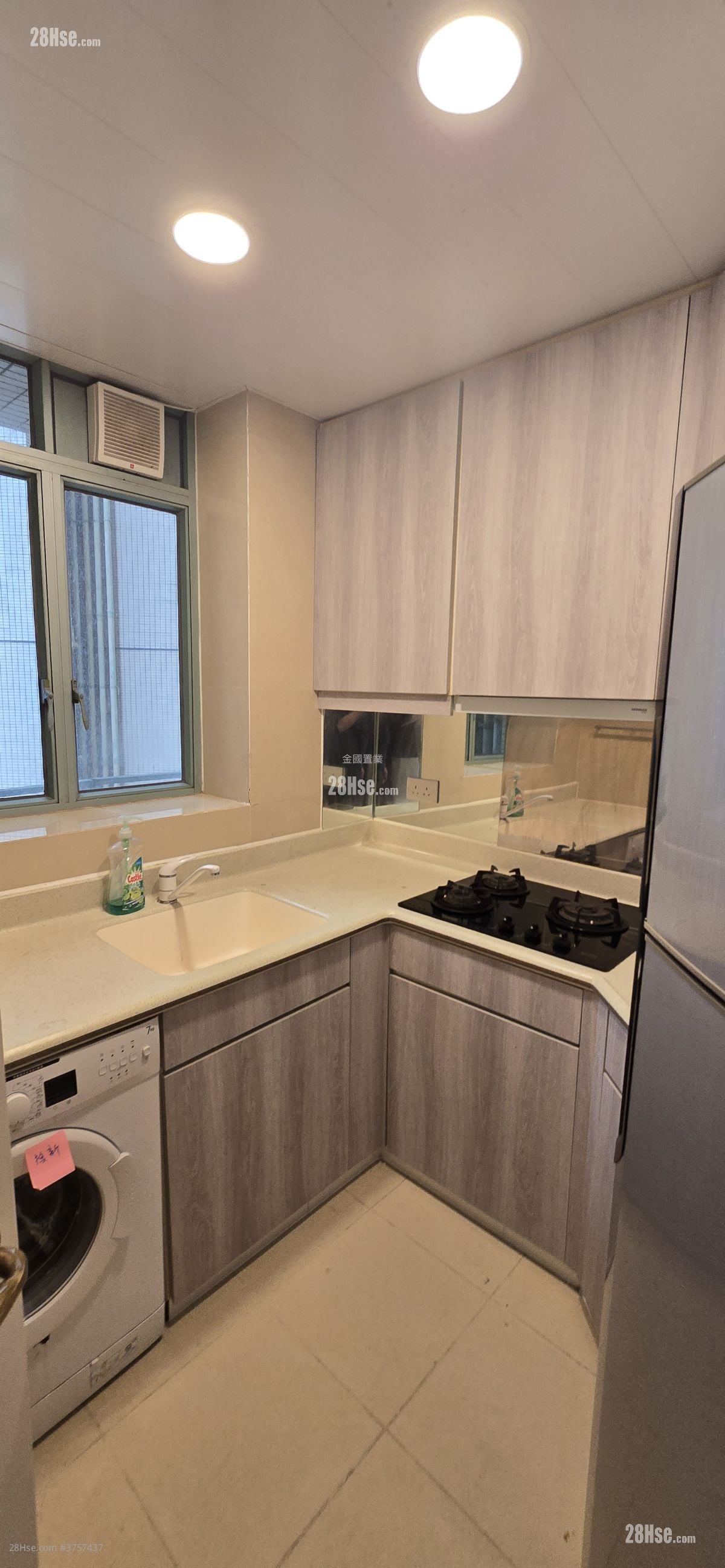 港景峰 租盘 2 房 , 1 浴室 494 平方尺