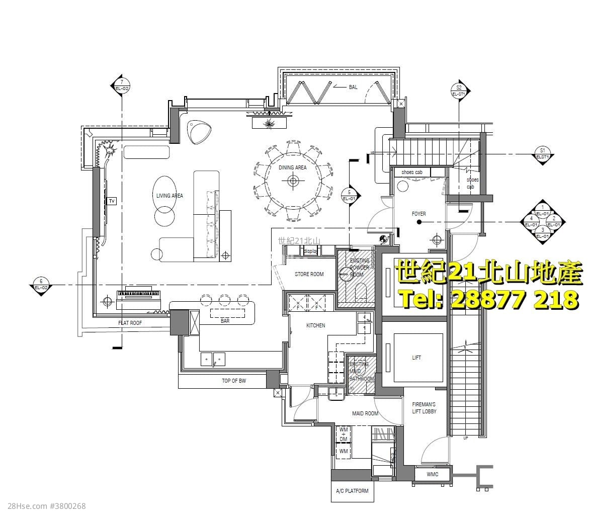 柏傲山 租盘 5+ 房 , 5+ 浴室 3,365 平方尺