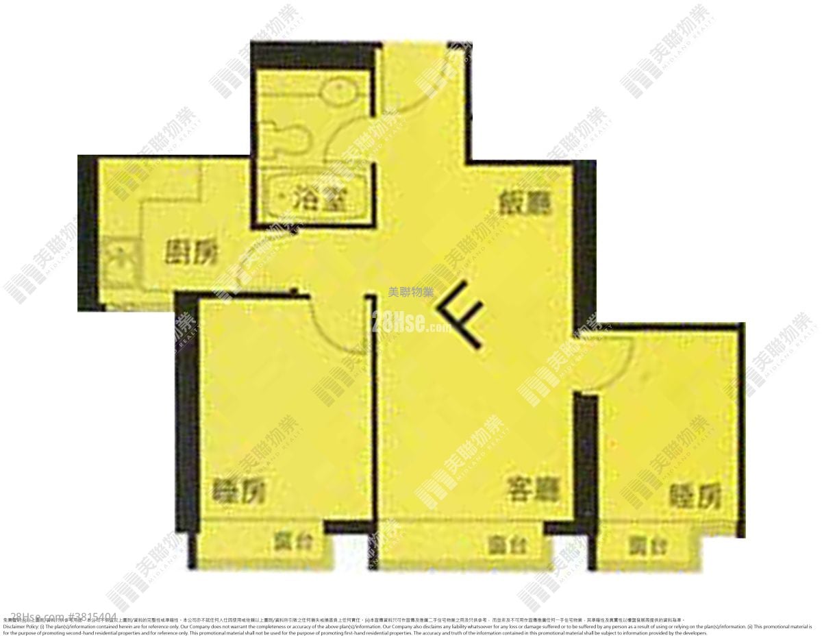 映灣園 售盤 2 房 471 平方呎