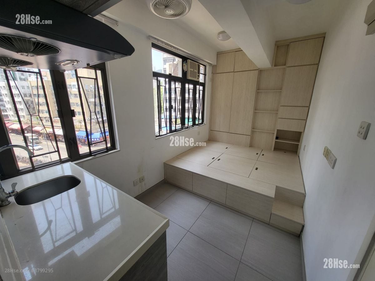 单幢楼房 租盘 开放式间隔 , 1 浴室 130 平方尺