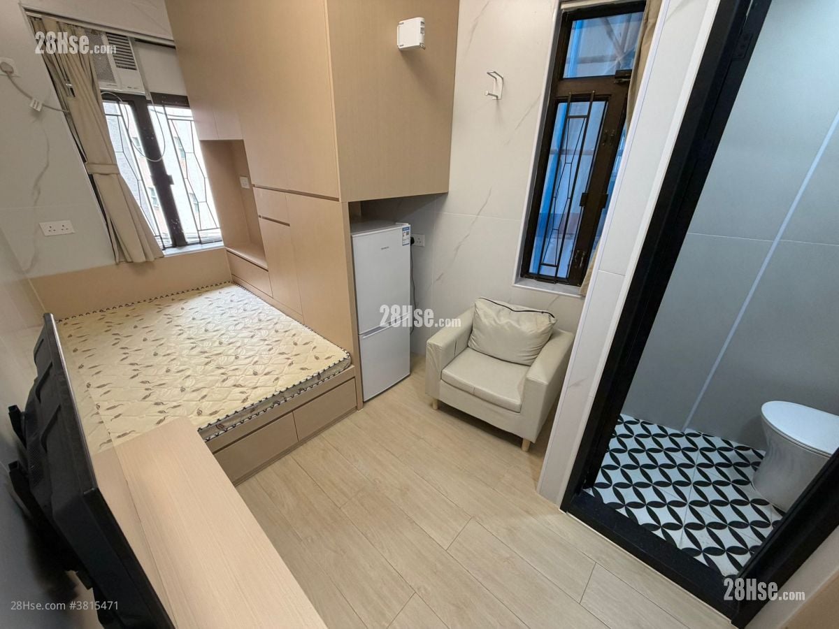 海景大厦 租盘 开放式间隔 , 1 浴室 170 平方尺