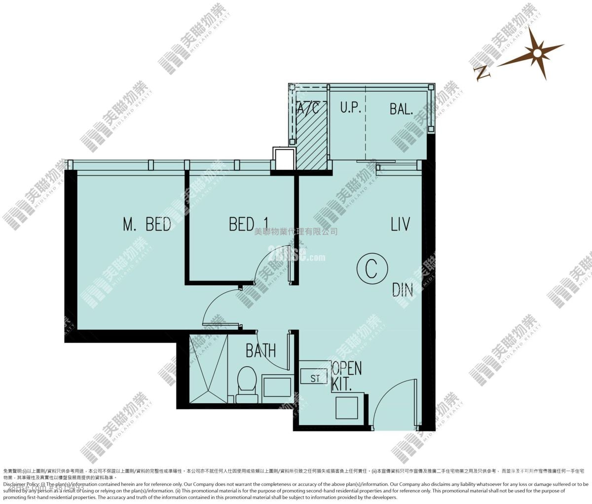 朗天峰 租盘 387 平方尺