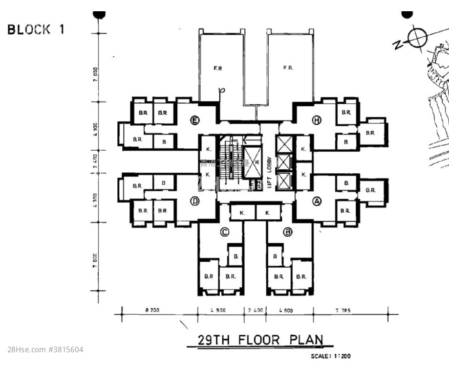 嘉翠园 售盘 2 房 , 1 浴室 617 平方尺