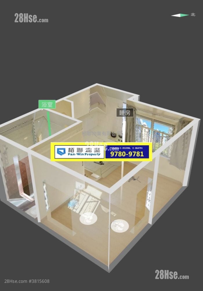 Manner Court Sell Studio , 1 Bathroom 249 ft²