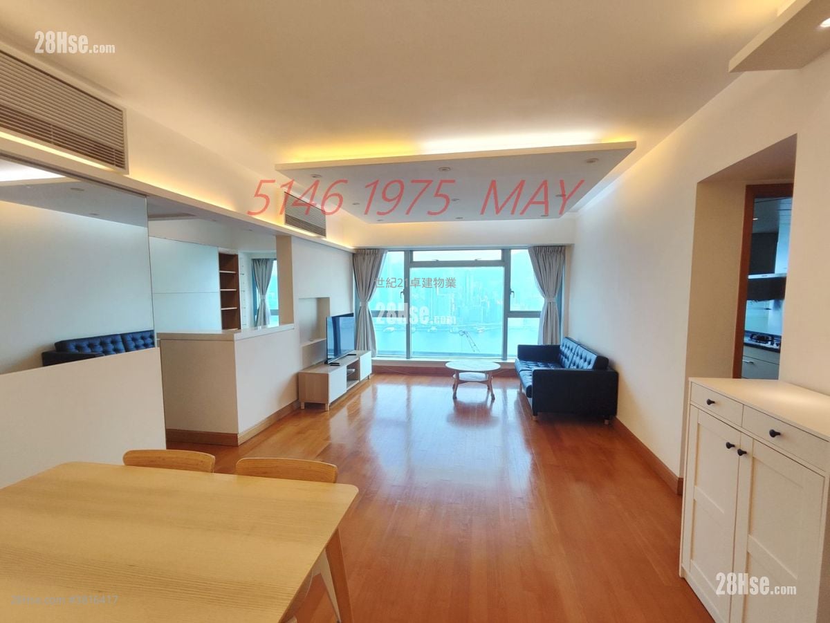 君臨天下 租盤 3 房 , 2 浴室 1,088 平方呎