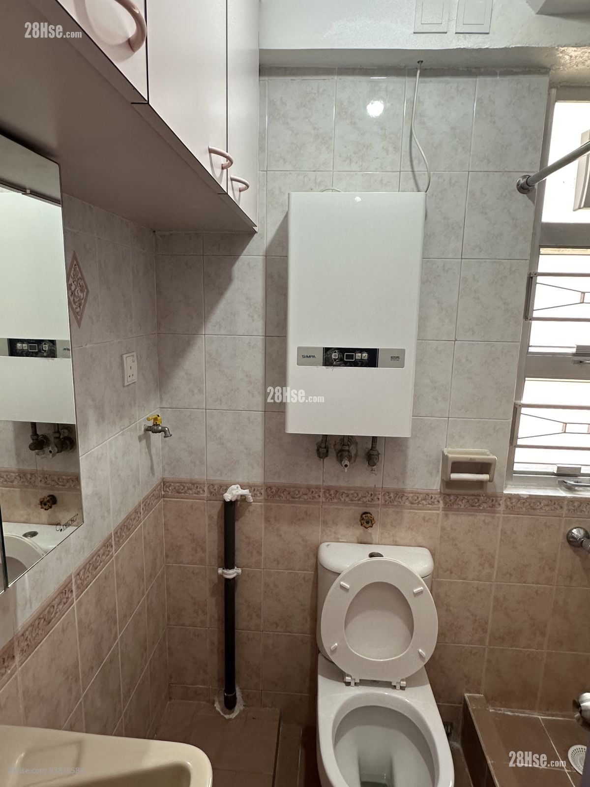 明苑中心 租盤 2 房 , 1 浴室 396 平方呎