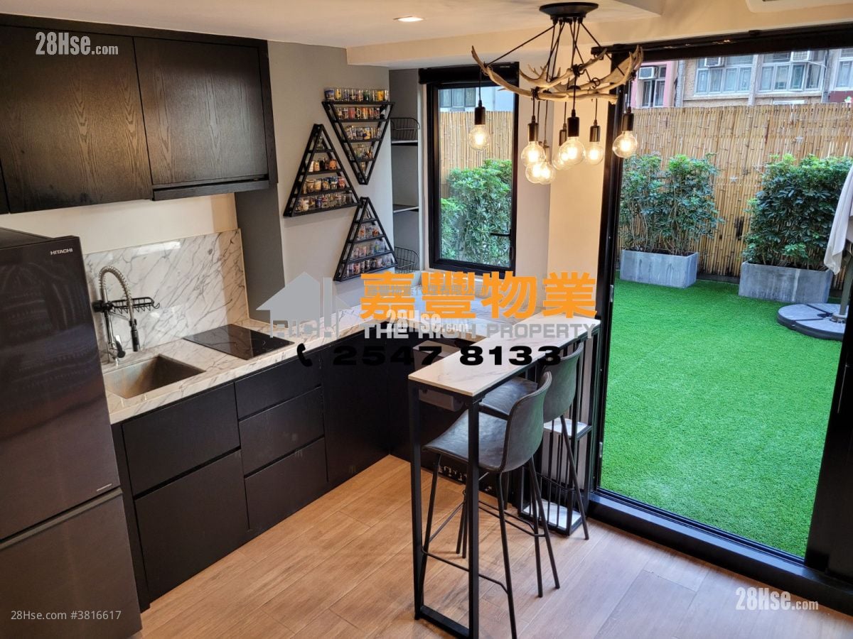 华利楼 租盘 开放式间隔 , 1 浴室 265 平方尺