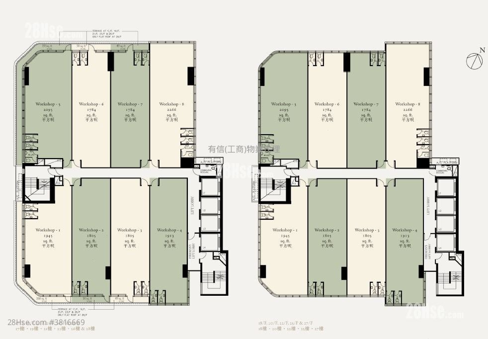 江博士中心 租盤 3 廁所