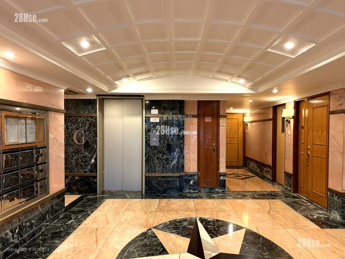 大堂: 帝銮阁 租盘 2 房 , 1 浴室 778 平方尺