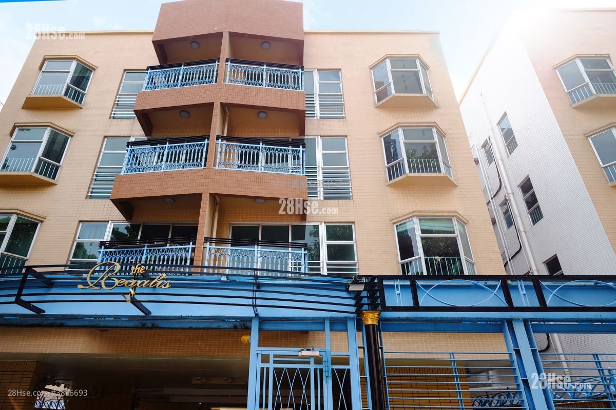 大厦外观: 帝銮阁 租盘 2 房 , 1 浴室 778 平方尺