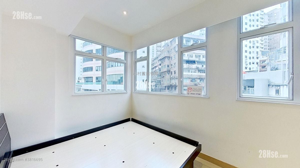 主人房: 文丽楼  租盘 1 房 , 1 浴室 469 平方尺