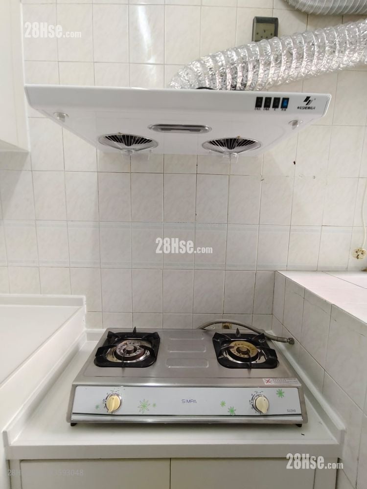 麗都花園 租盤 2 房 , 1 浴室 555 平方呎