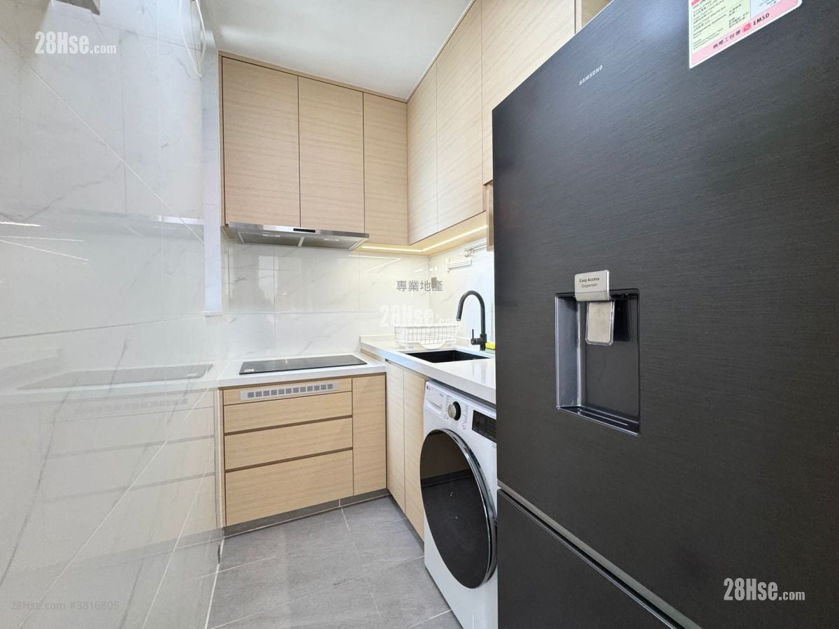 加惠台 租盘 2 房 , 1 浴室 464 平方尺