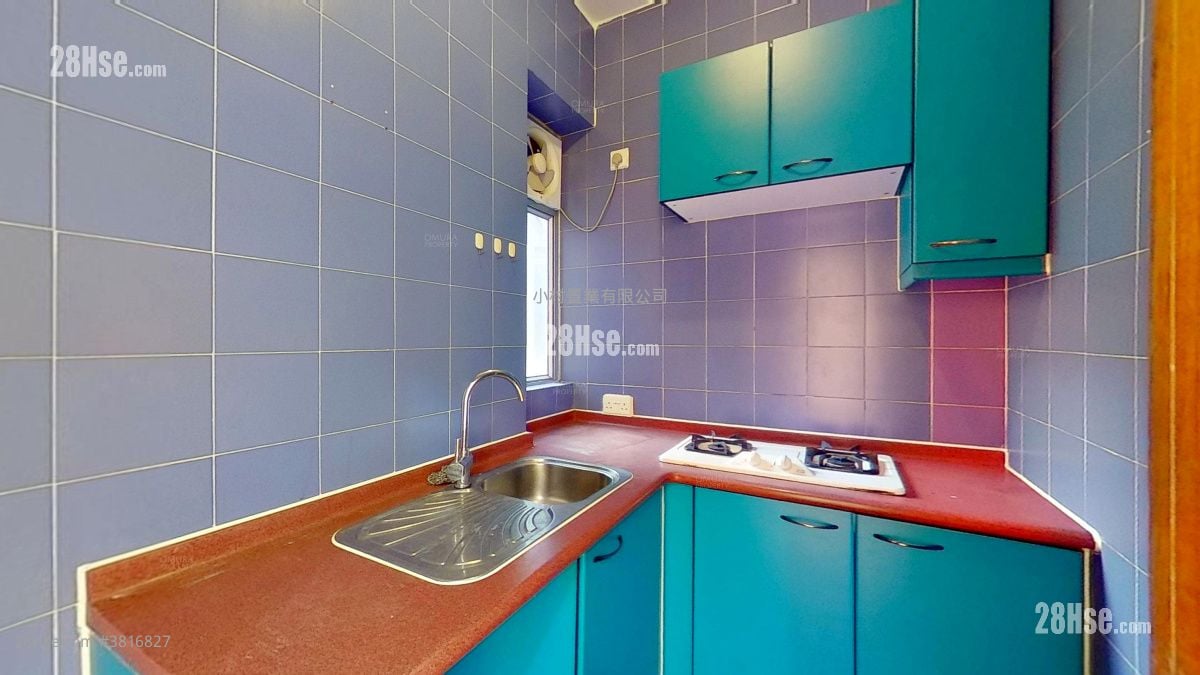 厨房: 宝辉阁 租盘 1 房 , 1 浴室 326 平方尺