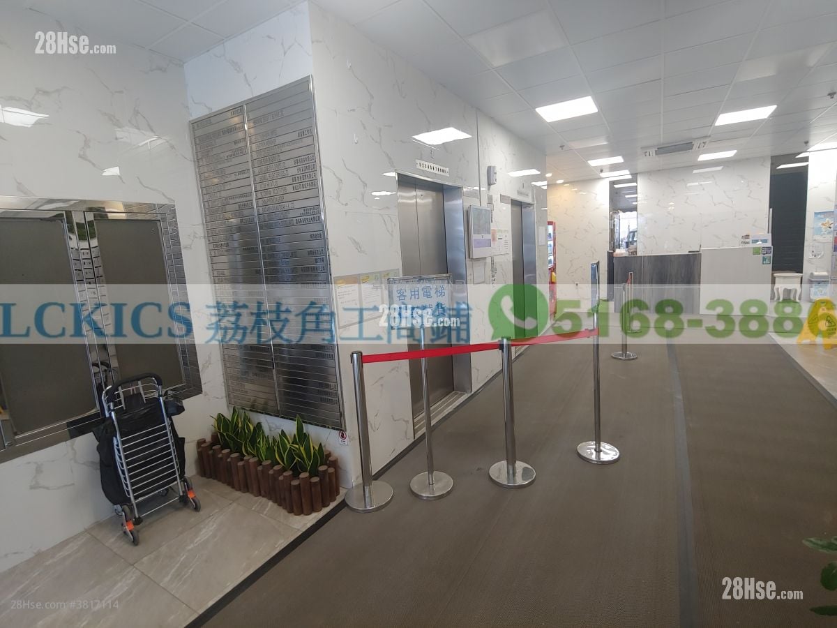 龙翔工业大厦 租盘 开放式间隔 655 平方尺