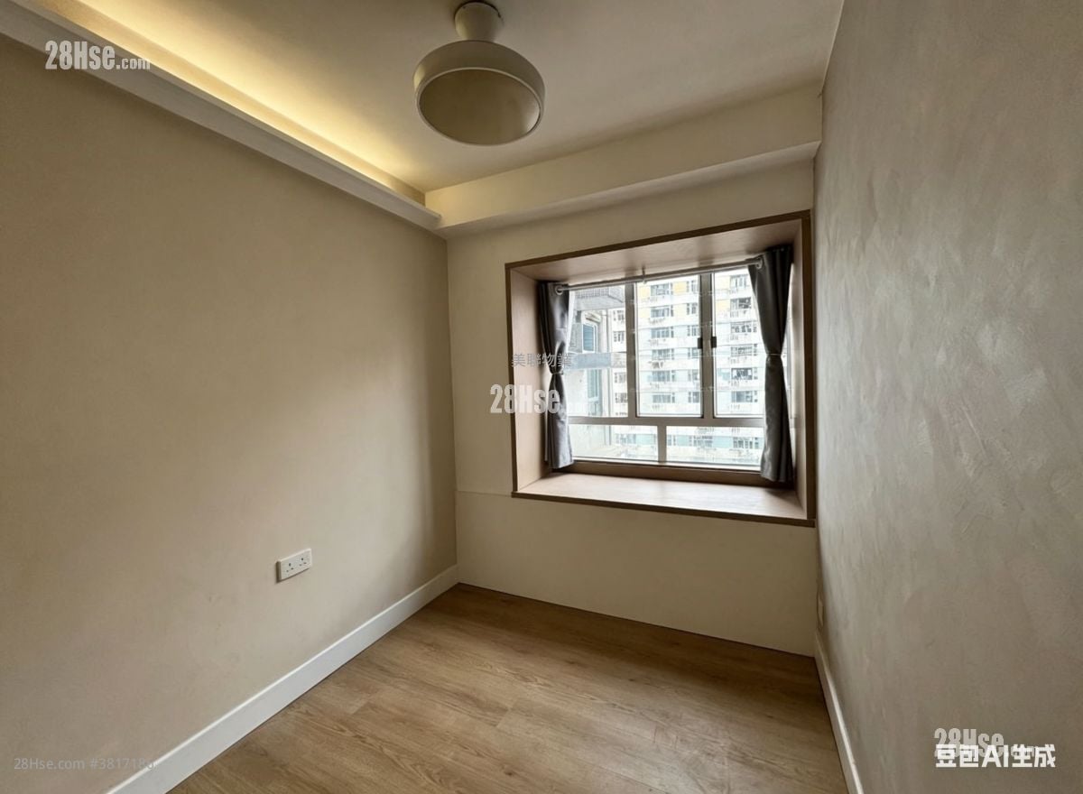 睡房 1: 好運中心 租盤 2 房 , 1 浴室 334 平方呎