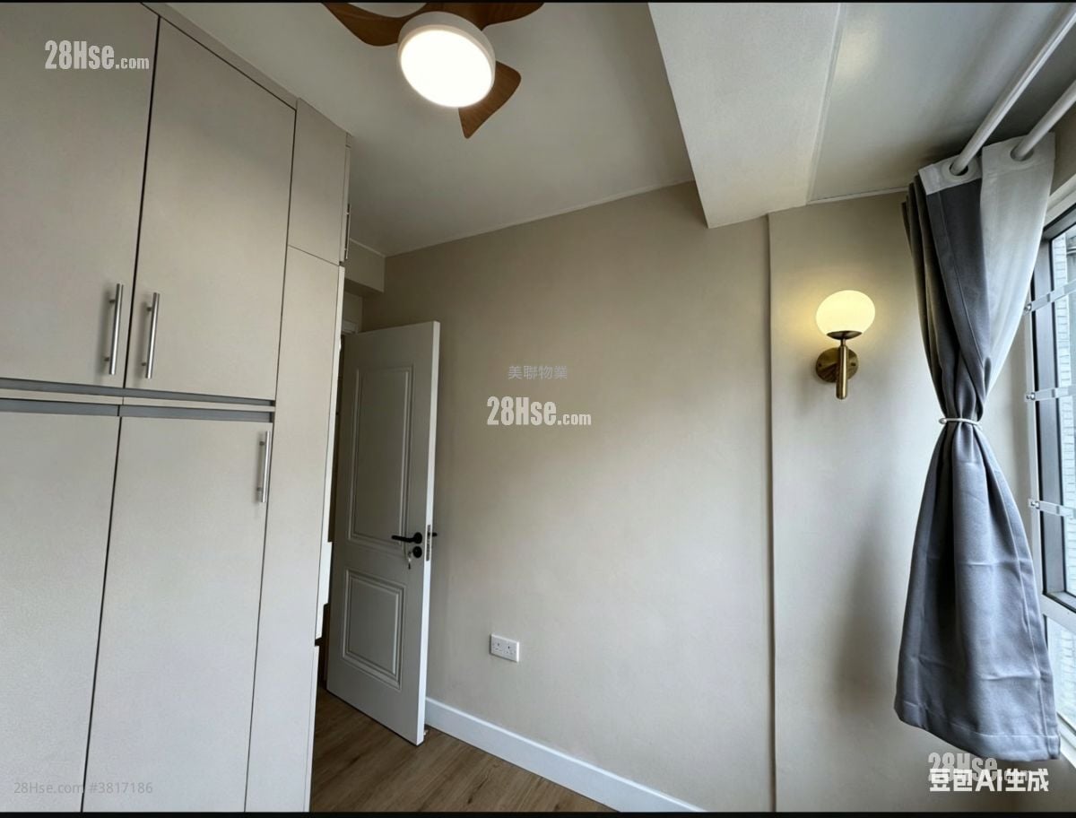 主人房: 好運中心 租盤 2 房 , 1 浴室 334 平方呎