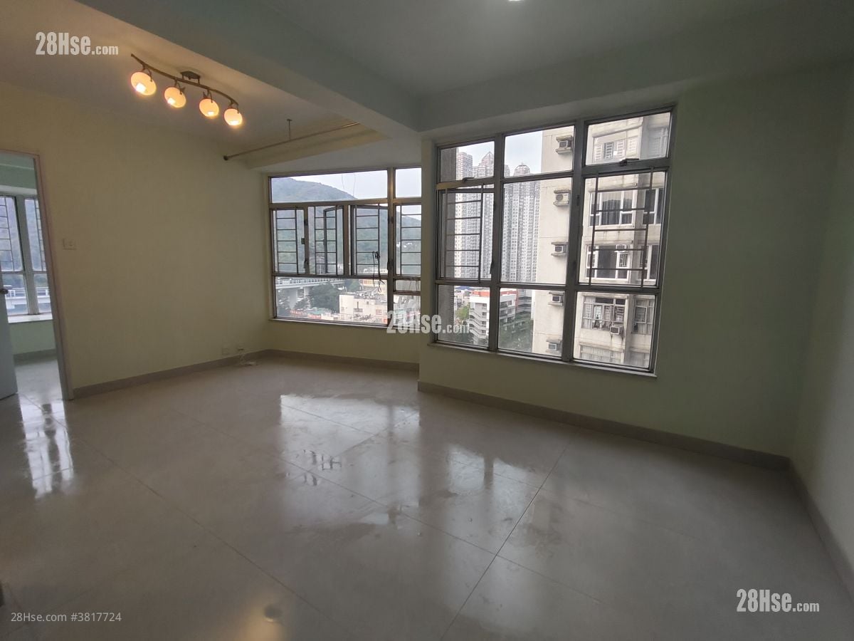 麗都花園 租盤 2 房 , 1 浴室 555 平方呎