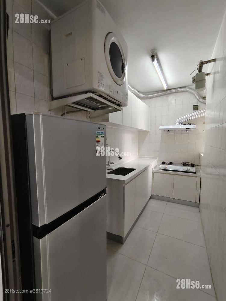 麗都花園 租盤 2 房 , 1 浴室 555 平方呎