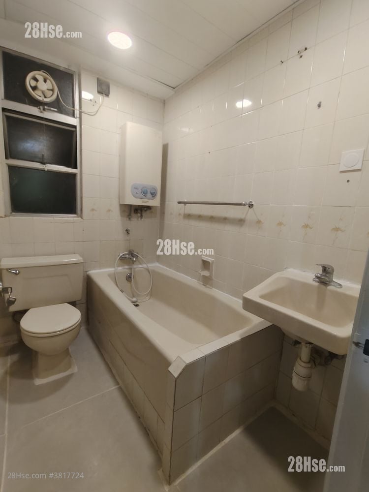 麗都花園 租盤 2 房 , 1 浴室 555 平方呎