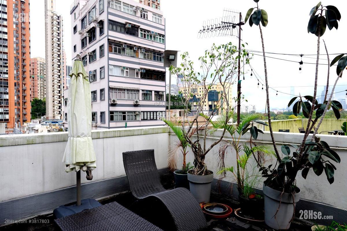 天台: 浣纱街11-11A号 售盘 2 房 , 1 浴室 638 平方尺