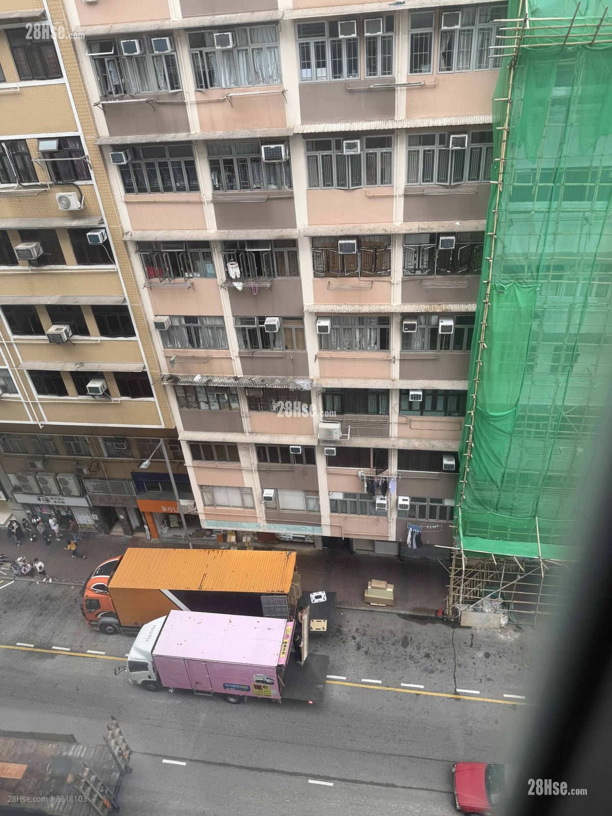 恆順大樓 租盤 2 房 , 1 浴室 400 平方呎