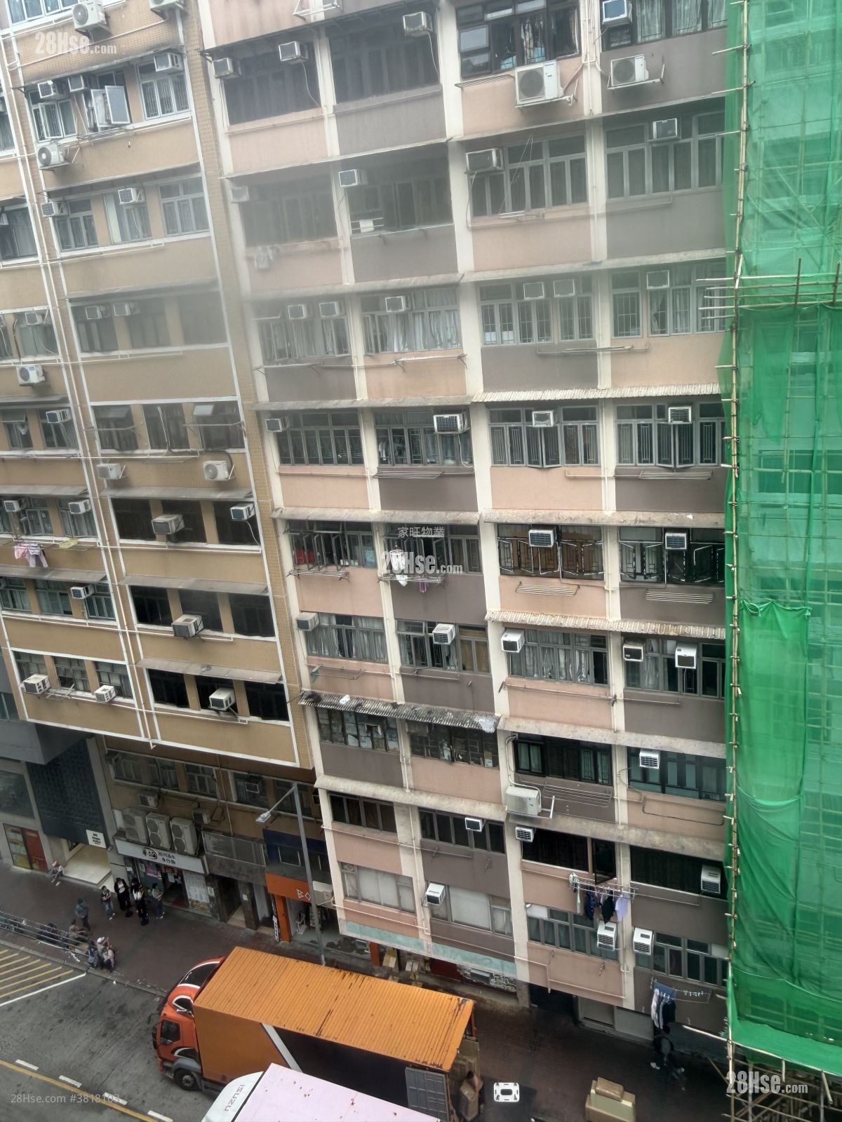 恆順大樓 租盤 2 房 , 1 浴室 400 平方呎