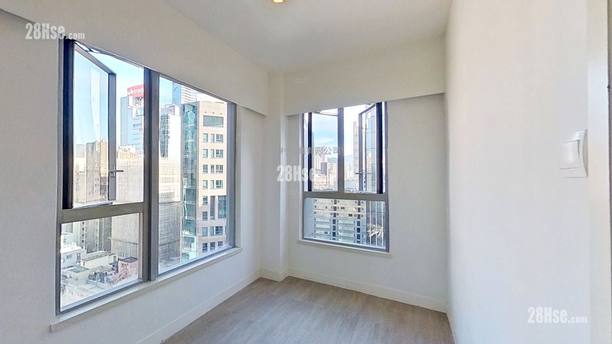 睡房 2: 置家中心 租盘 2 房 , 1 浴室 435 平方尺