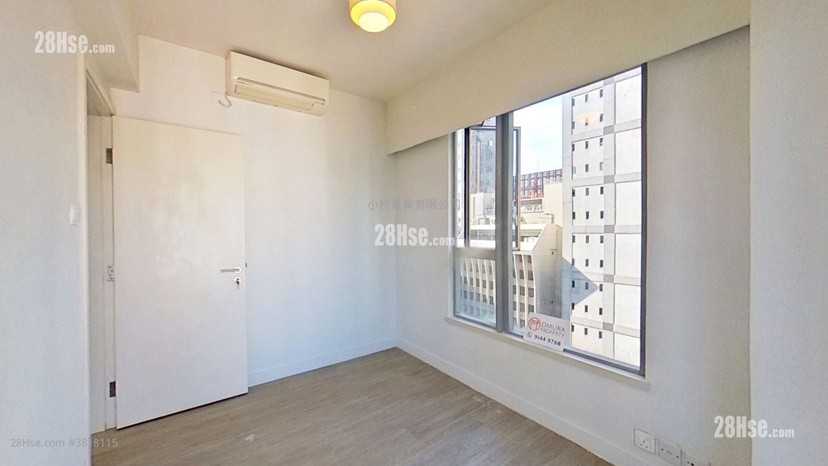 主人房: 置家中心 租盘 2 房 , 1 浴室 435 平方尺