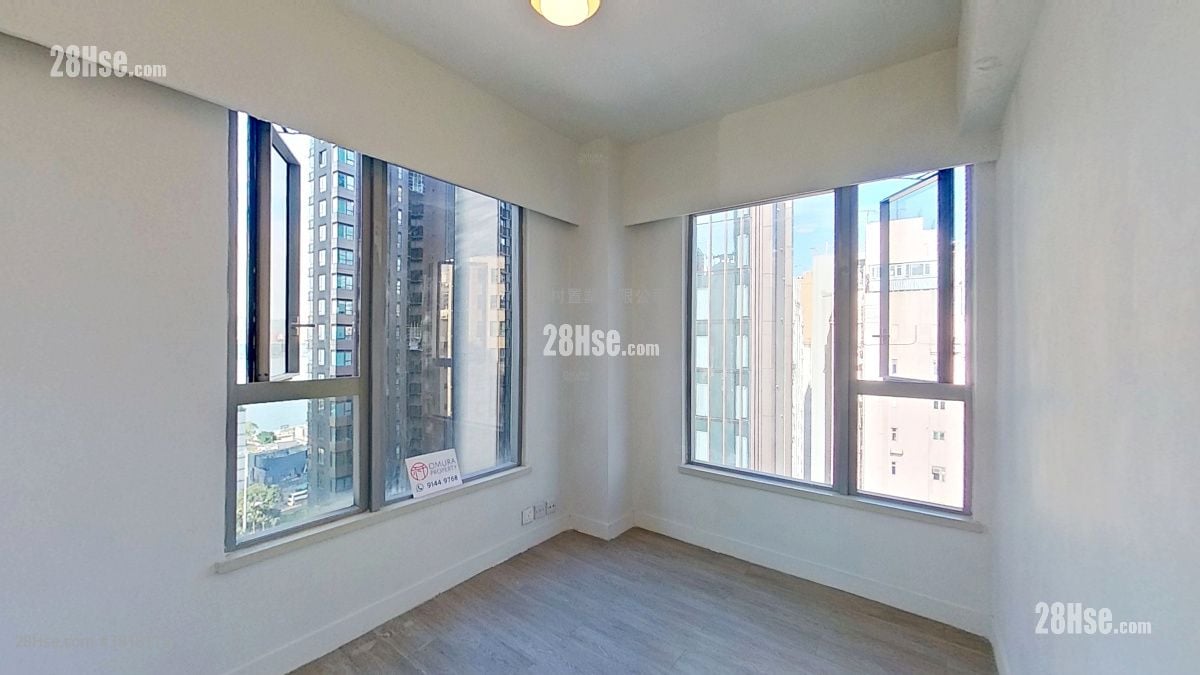 主人房: 置家中心 租盘 2 房 , 1 浴室 435 平方尺