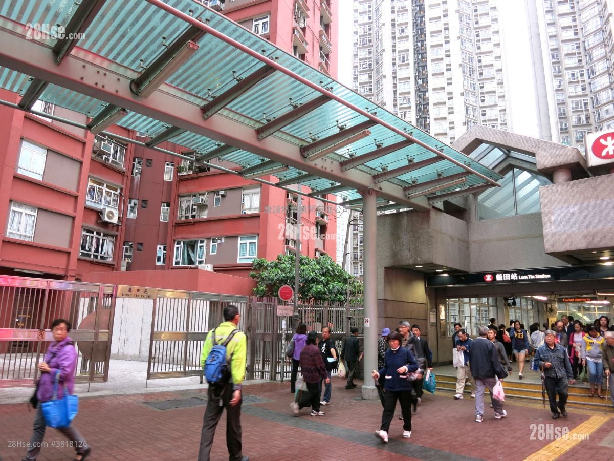 Hong Tin Court Rental 2 Bedrooms , 1 Bathroom 400 ft²