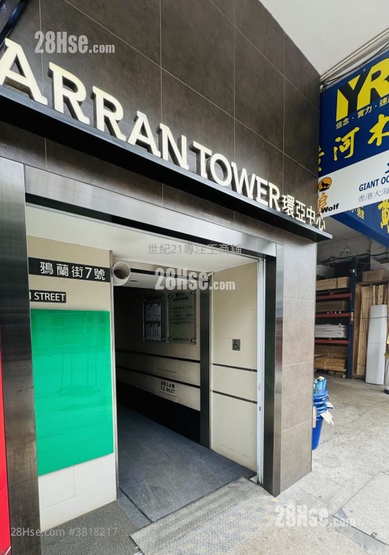 環亞中心 租盤 1 房 , 2 廁所 2,000 平方呎